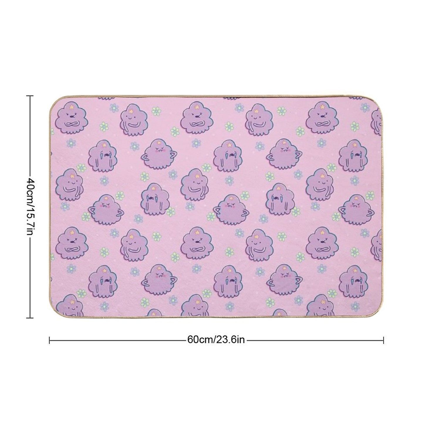 Lumpy Space Princess (Adventure Time)  Slip-Resistant Bath Mat