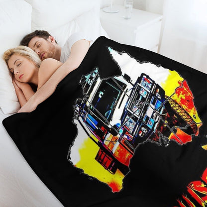 Toyota Australian 79 Cruiser Country Throw Blanket