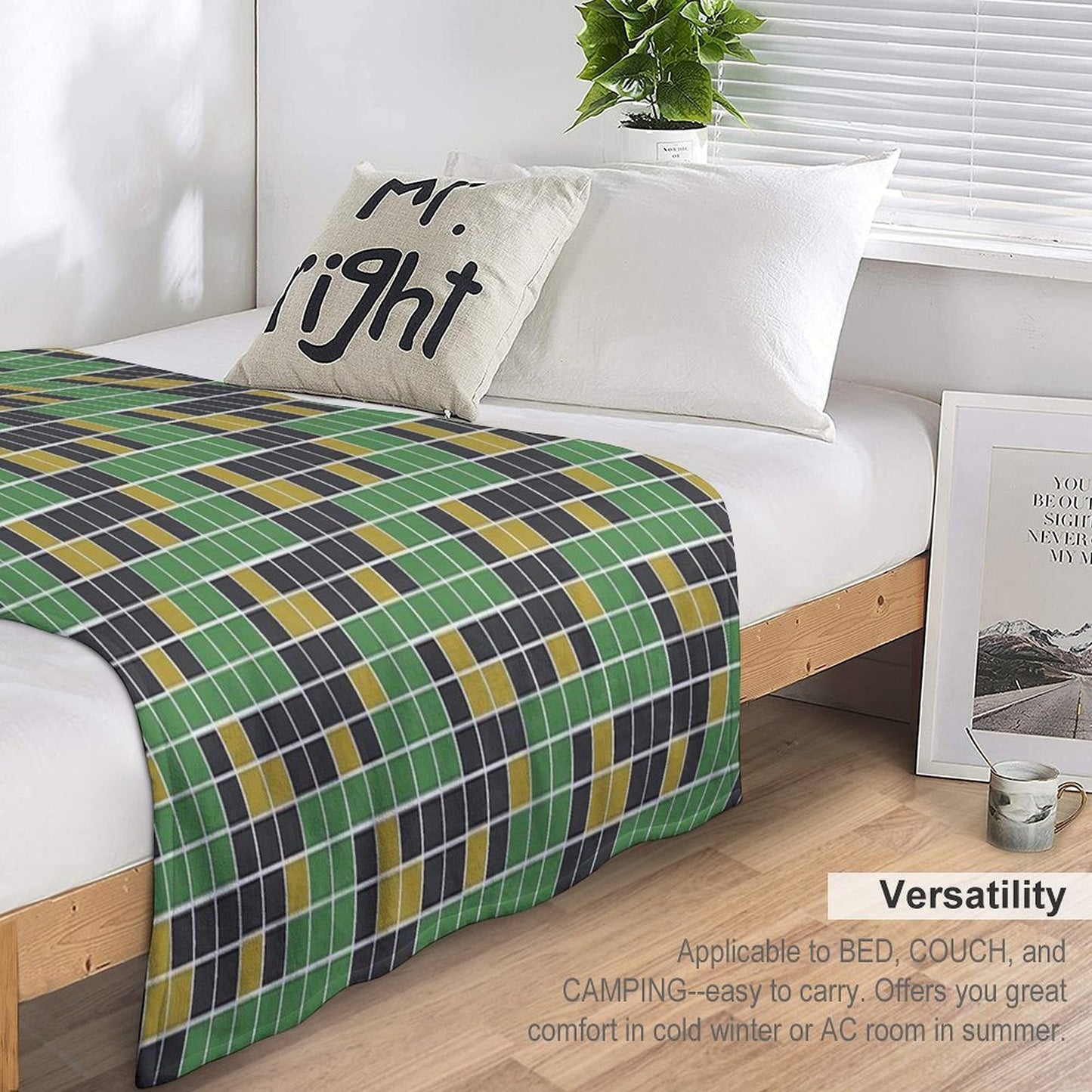 Wordle Grid Throw Blanket