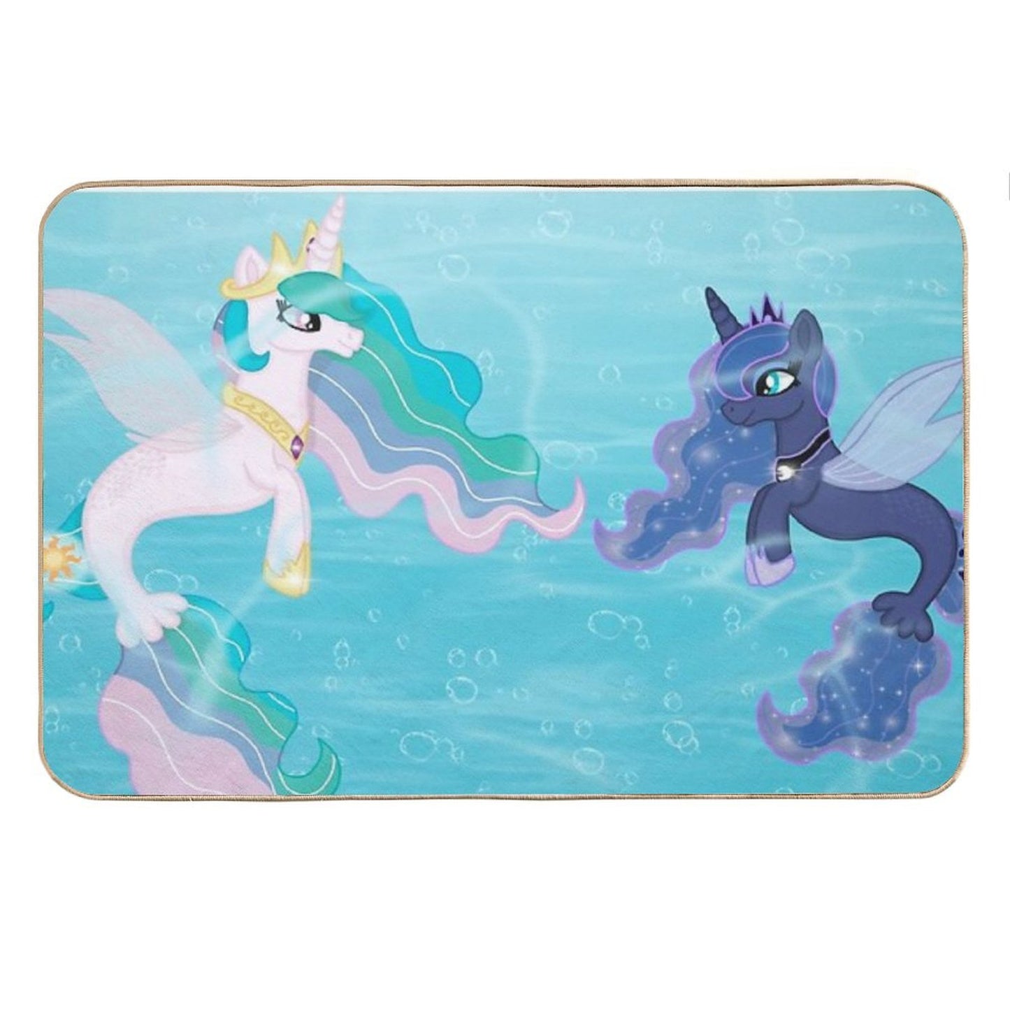 My Little Pony (Princess Celestia & Luna As Seaponies) Bath Mat