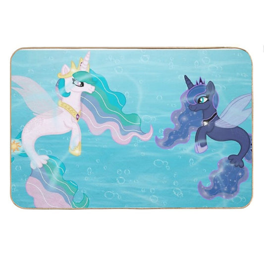 My Little Pony (Princess Celestia & Luna As Seaponies) Bath Mat