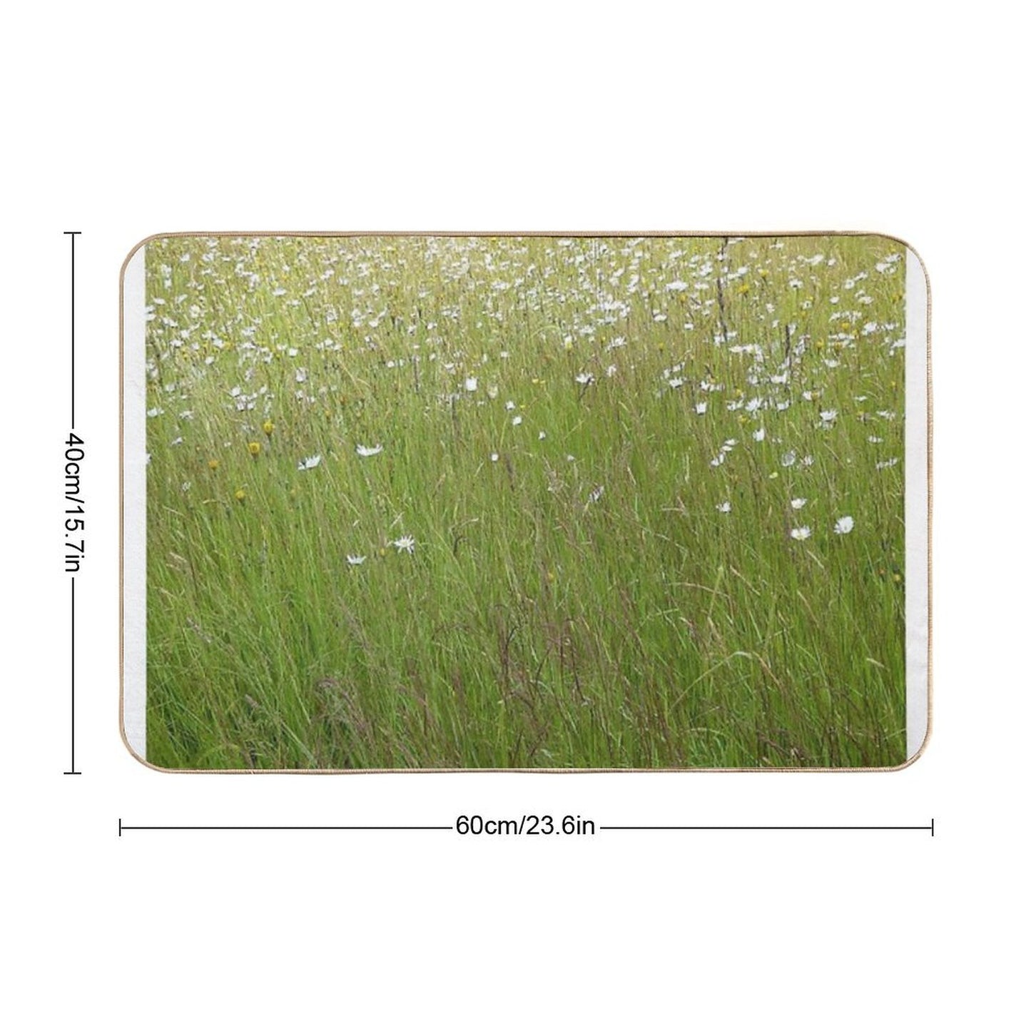 Fields of Grass Bath Mat