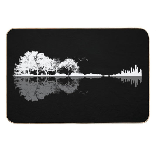 Nature Guitar Bath Mat