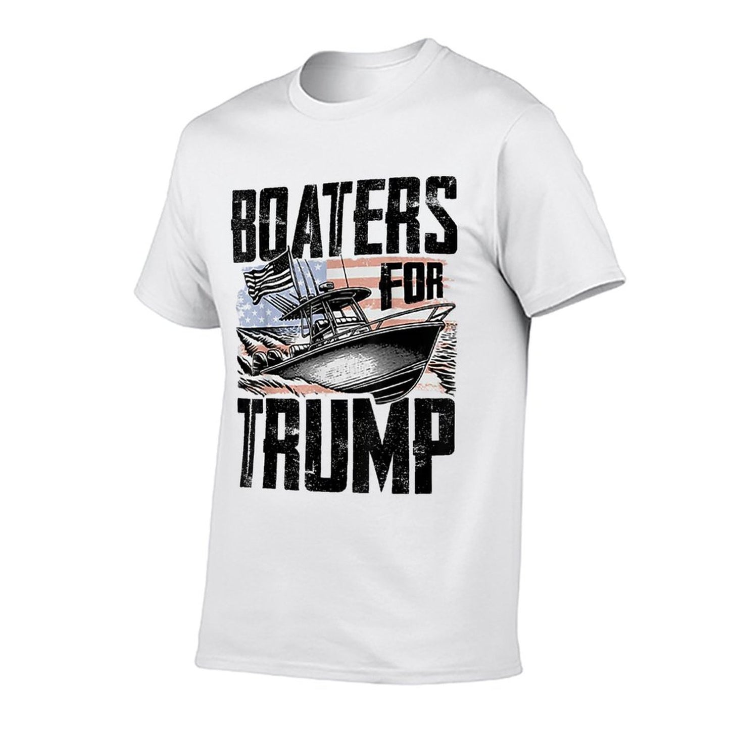 Boaters For Trump  Rolled Sleeves T-Shirt