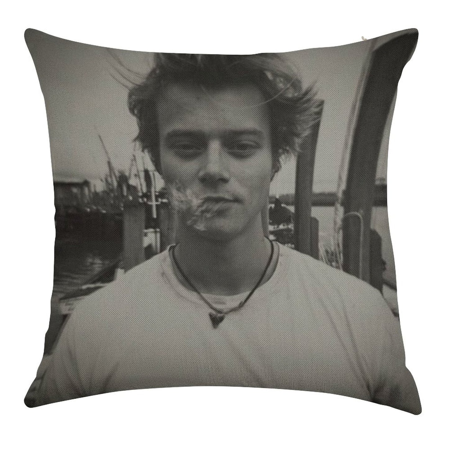 JJ Rudy Pankow Outer Banks Netflix Linen Throw Pillow Cover