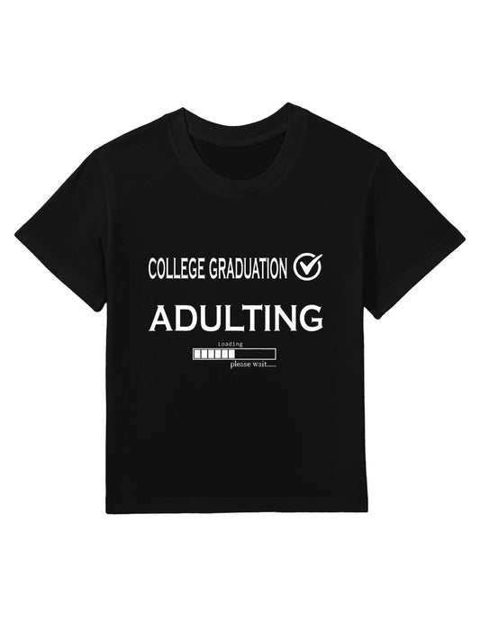 College Graduation Funny Graduate School Kids T-Shirt