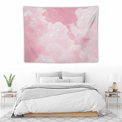 Pink Clouds Sparkling Tapestry