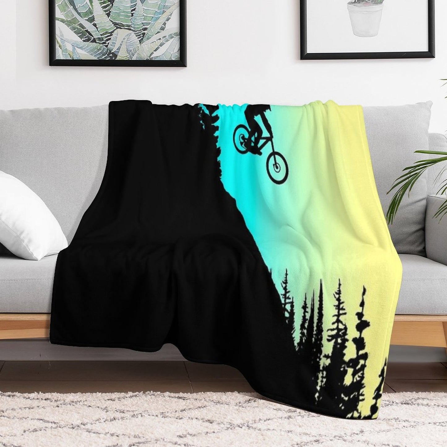 MTB Colors Throw Blanket