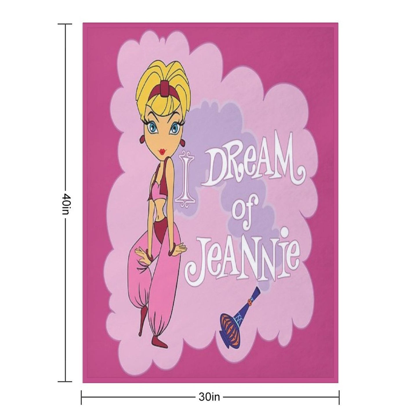 I Dream of Jeannie 4 Throw Blanket