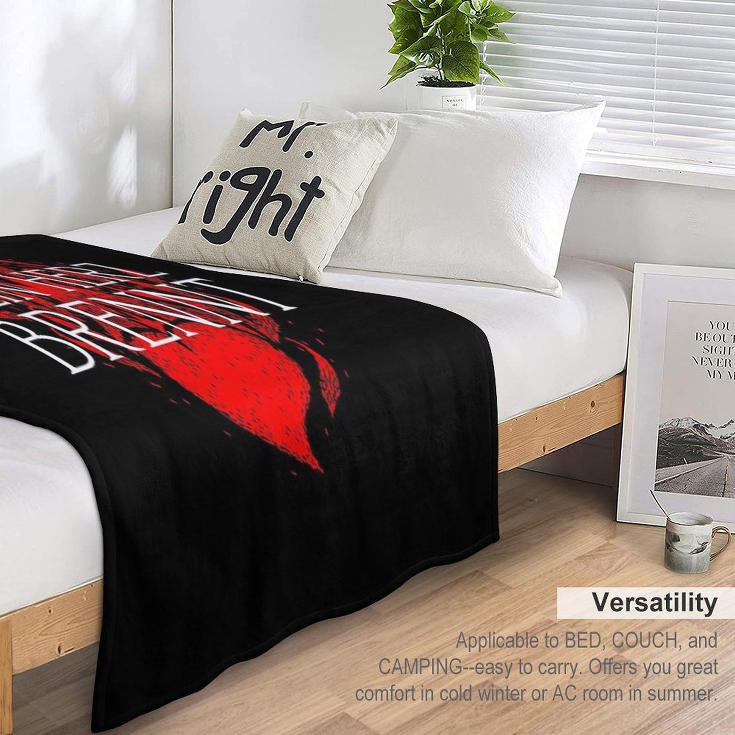 Mein Herz Brennt Throw Blanket