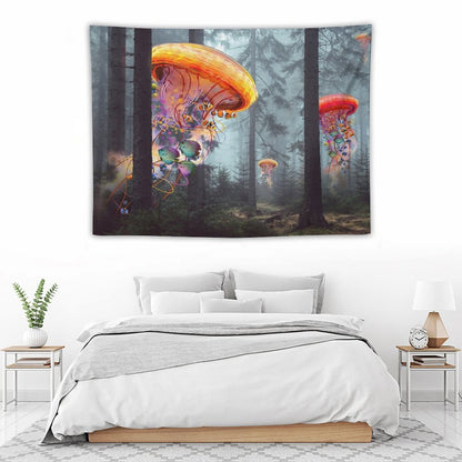 Forest of Jellyfish Worlds Tapestry