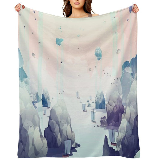 Edge of The Earth Throw Blanket