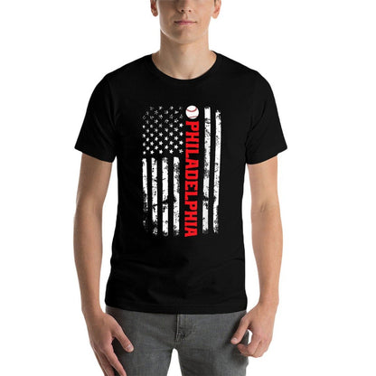 Philadelphia Baseball USA  Cotton T-Shirt