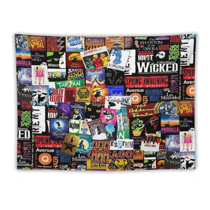 Musicals Collage II Original Tapestry