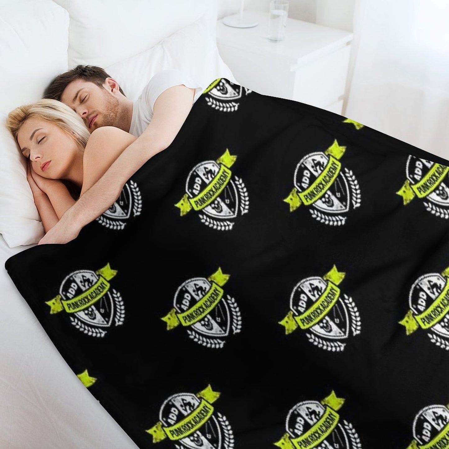 Punk Rock Academy Throw Blanket