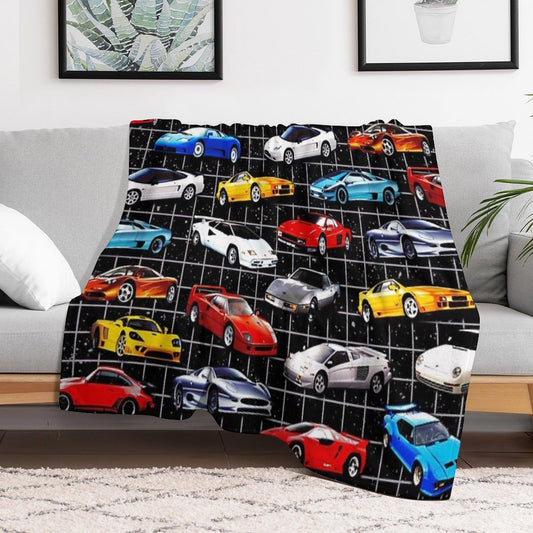 Dream Cars Throw Blanket