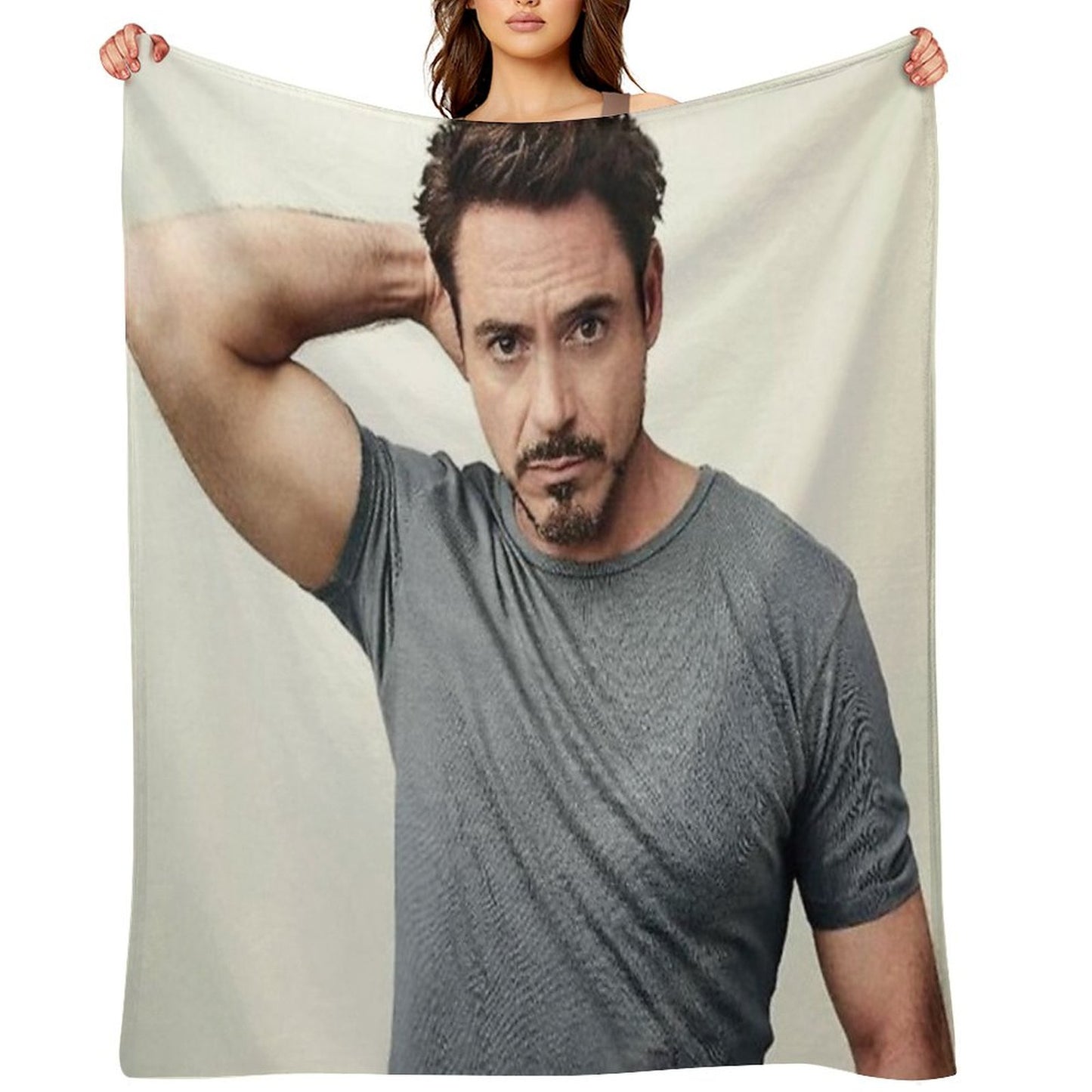 Robert Downey Jr Throw Blanket