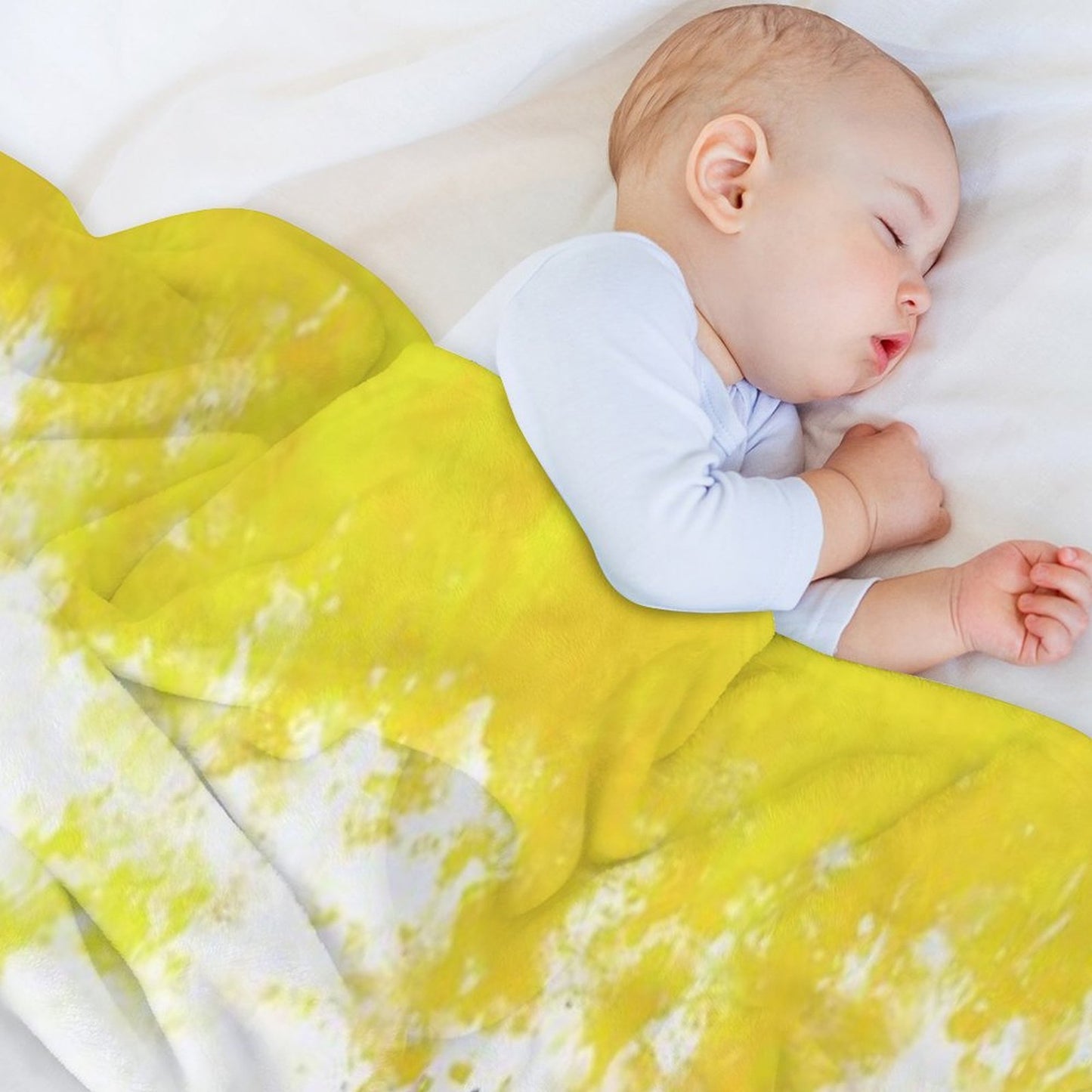 Non-Binary Paint Splatter Pride Flag Throw Blanket