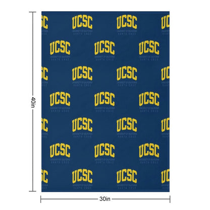 Uc Santa Cruz  Ucsc Throw Blanket