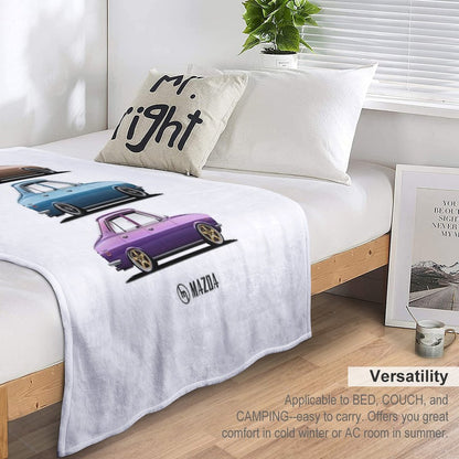 Mazda RX2 Set Throw Blanket