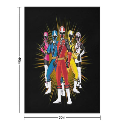 Ninja Ranger Throw Blanket