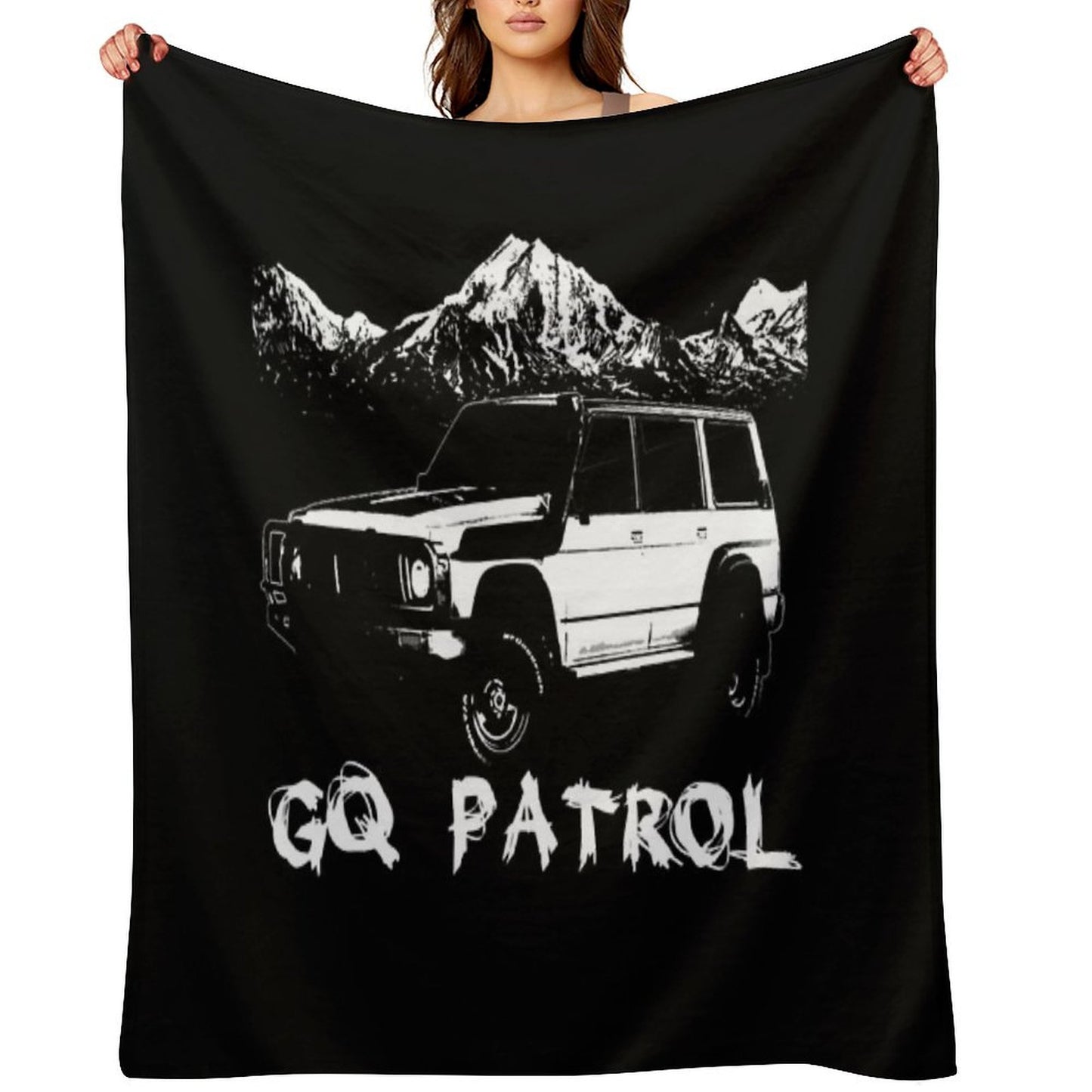Gq Patrol Nissan Throw Blanket