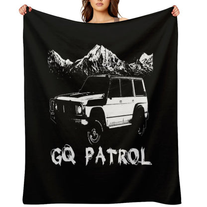 Gq Patrol Nissan Throw Blanket