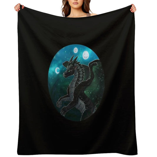 Wings of Fire - Moonwatcher Throw Blanket