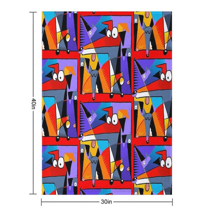 Derpism Throw Blanket