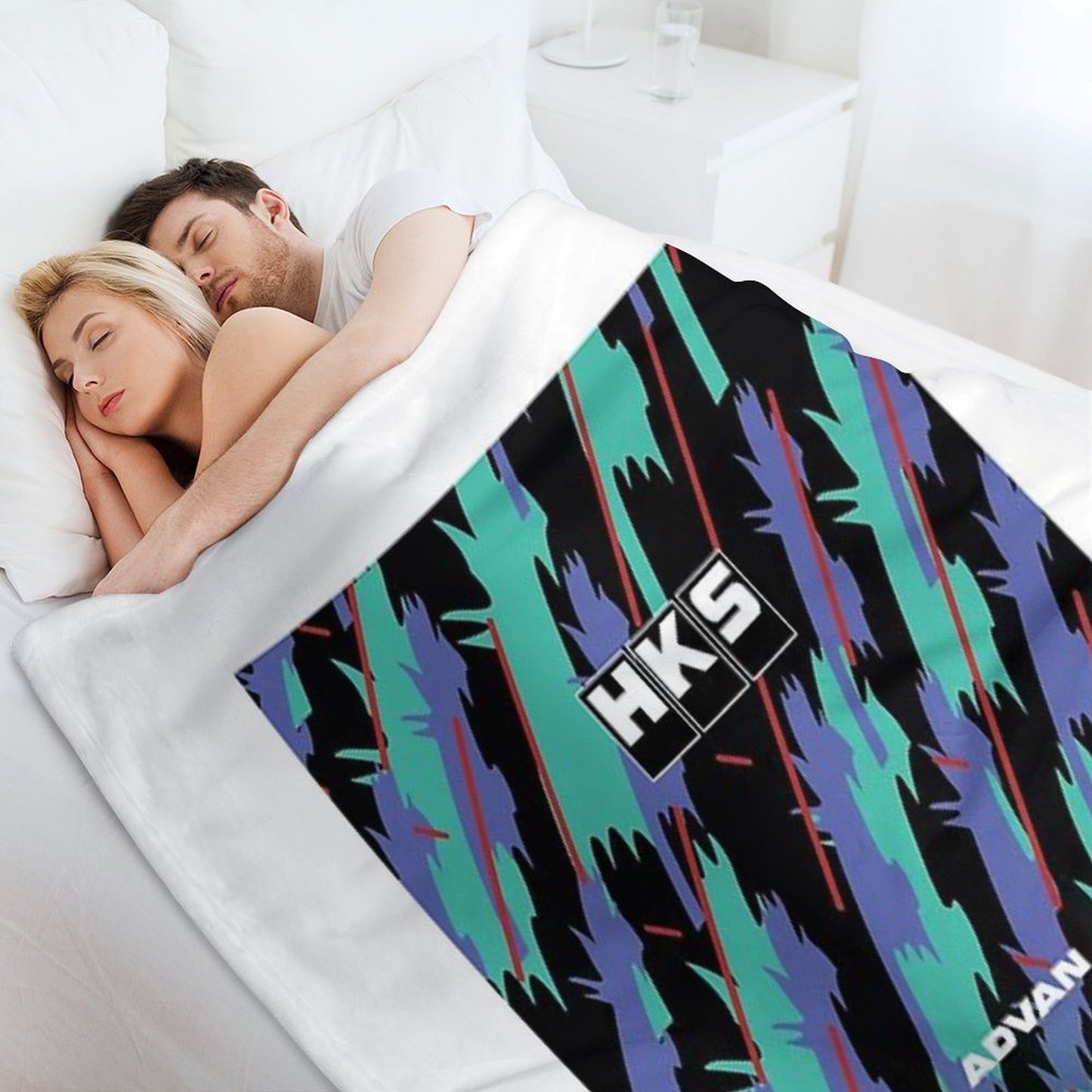 HKS Advan JDM Throw Blanket