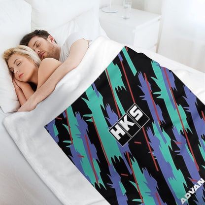HKS Advan JDM Throw Blanket