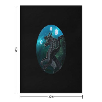 Wings of Fire - Moonwatcher Throw Blanket