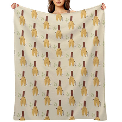 Fortune Cookie Throw Blanket