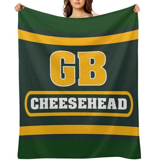 Cheesehead Bar Throw Blanket