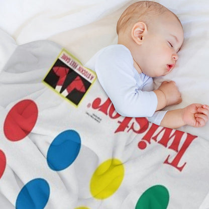 The Twister Game Blanket Throw Blanket