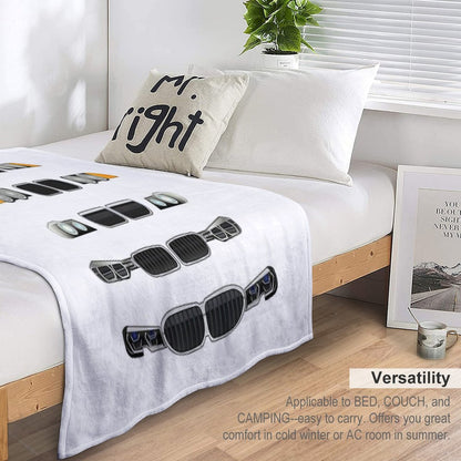 Evolution of The 3 Throw Blanket