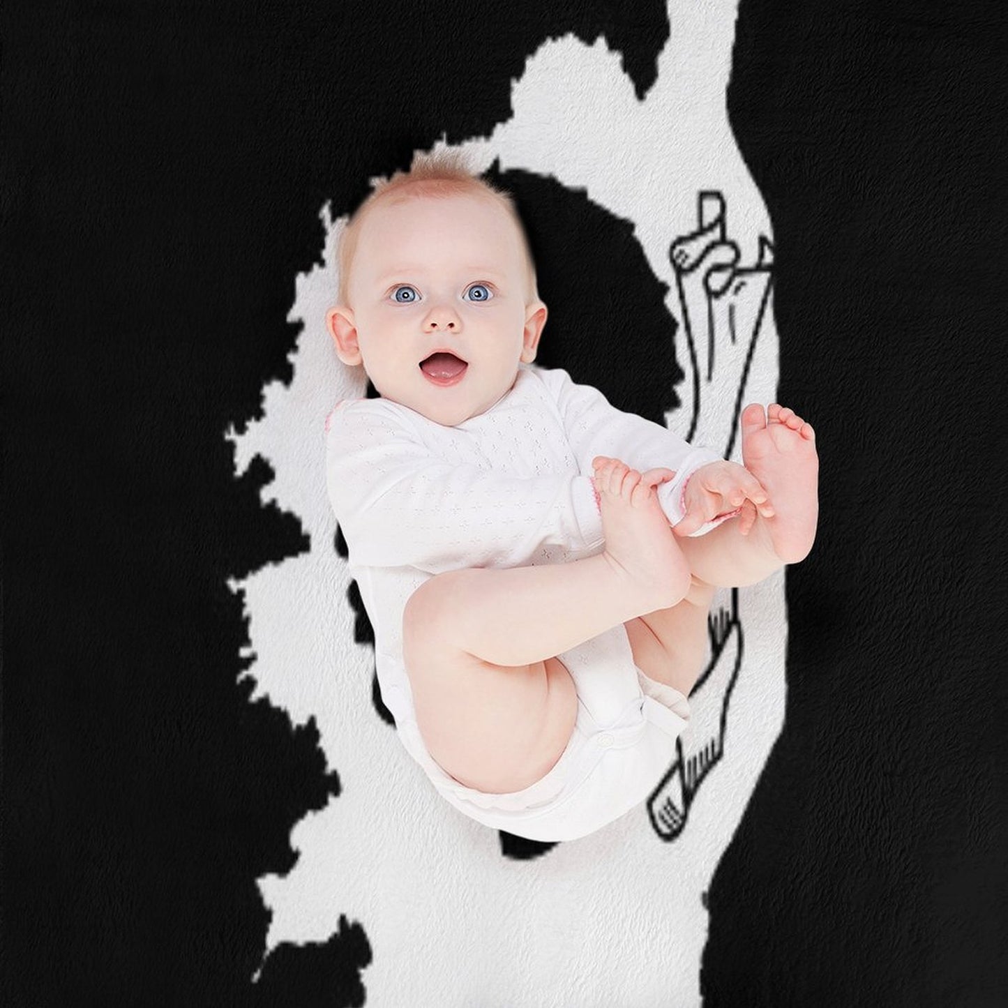 Corsica (Corse) Map, France, French Region. Throw Blanket