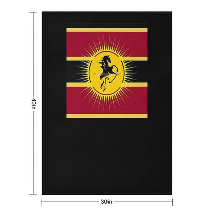 Car Logo, Porsche Logo Classic Throw Blanket