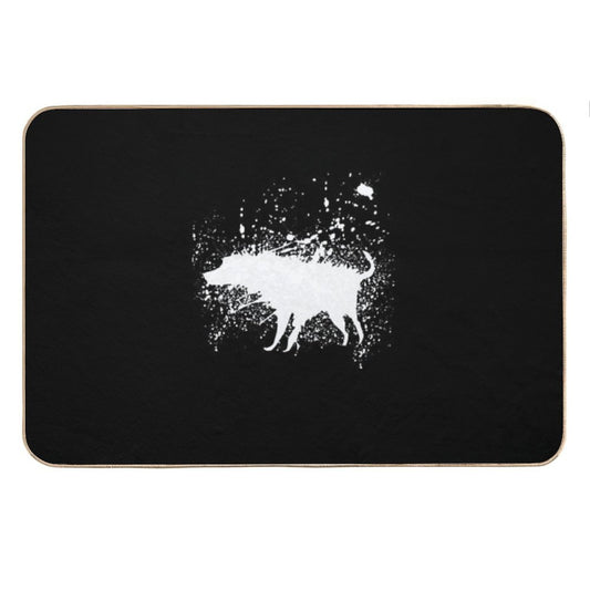 Banksy Splash Dog Bath Mat