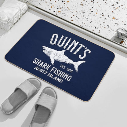 Quint's Shark Fishing - Amity Island 1975 Bath Mat