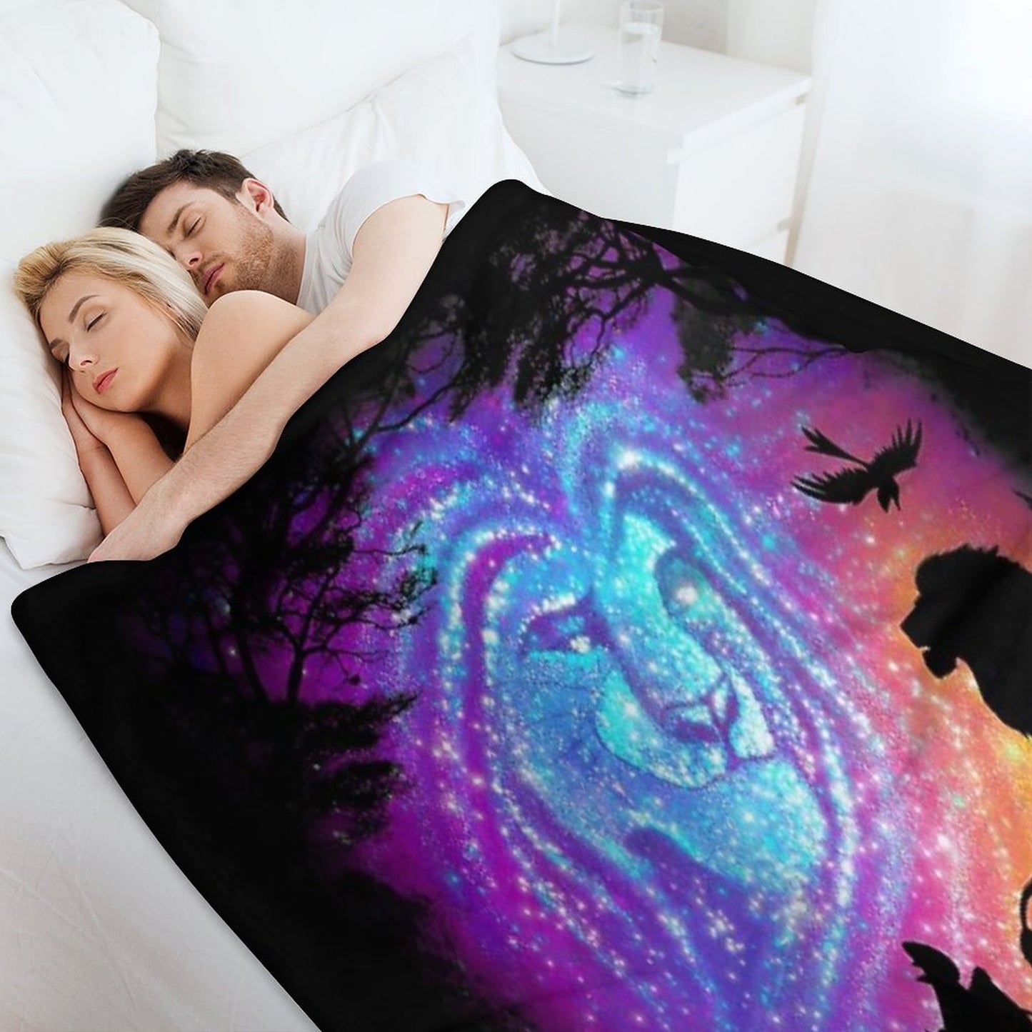 He Lives In You Throw Blanket