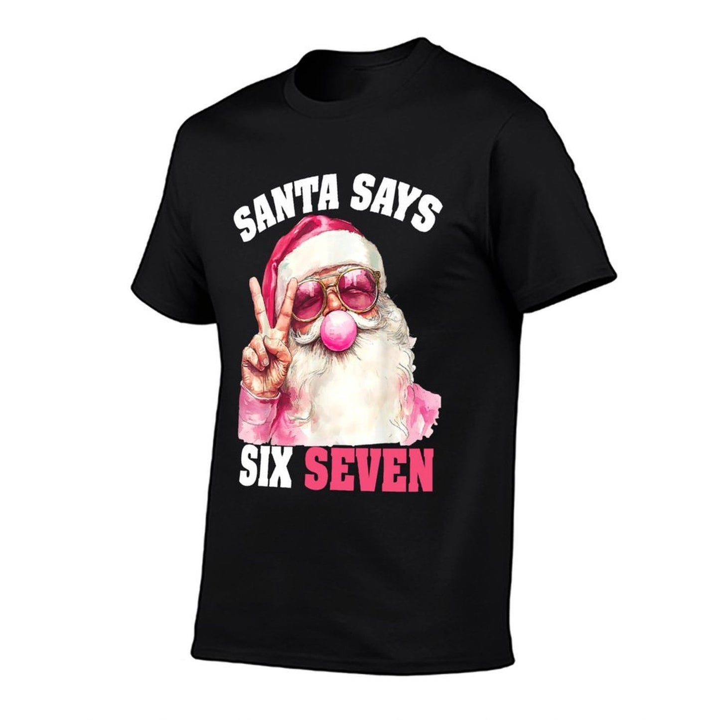 Funny Santa Says Six Seven Christmas 67 Meme Xmas Boys Girls  Moisture-wicking T-Shirt
