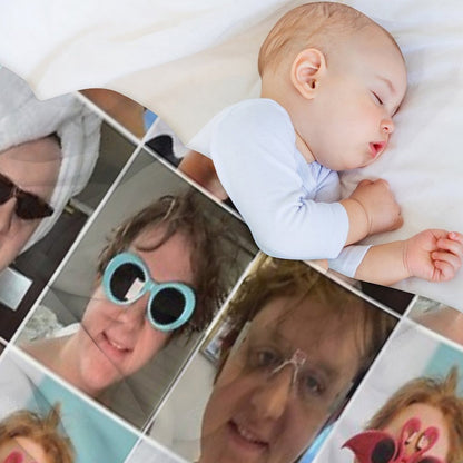 Lewis Capaldi Collage Throw Blanket