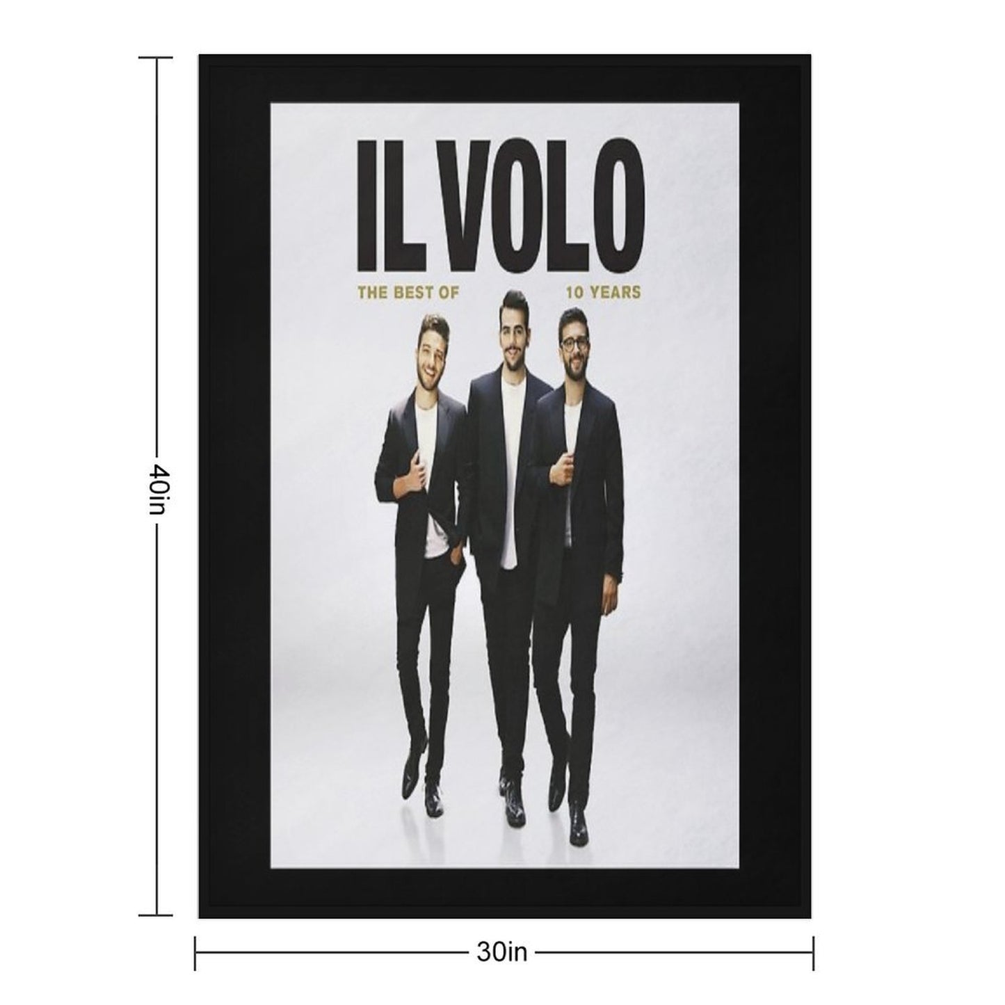 Il Volo 10 Years The Best Of Throw Blanket