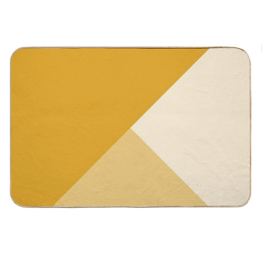 Gradient Geometry - Mustard Bath Mat