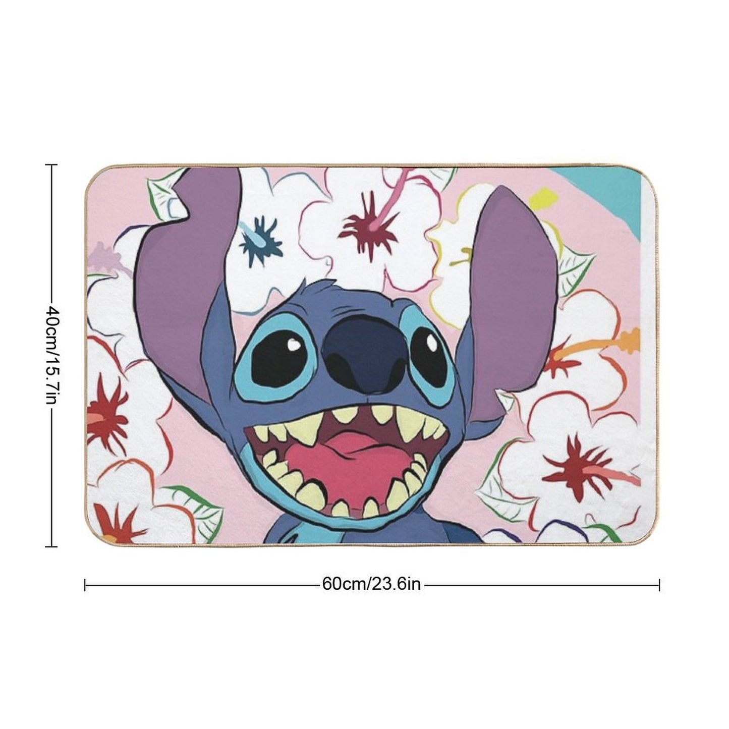 Aloha Stitch Bath Mat