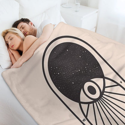 Space And Time Throw Blanket