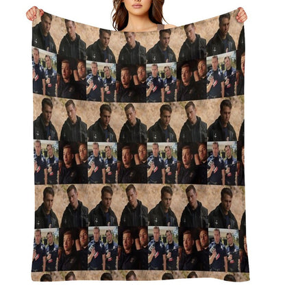Buddie Collage Throw Blanket