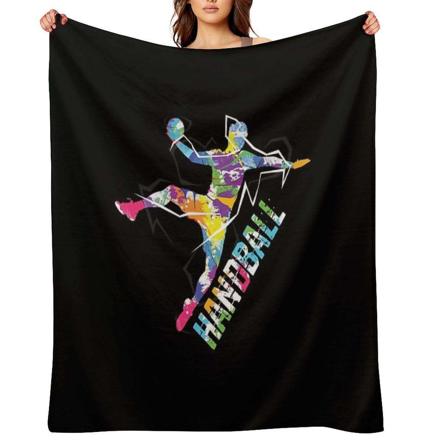 Handball Throw Blanket