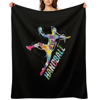 Handball Throw Blanket